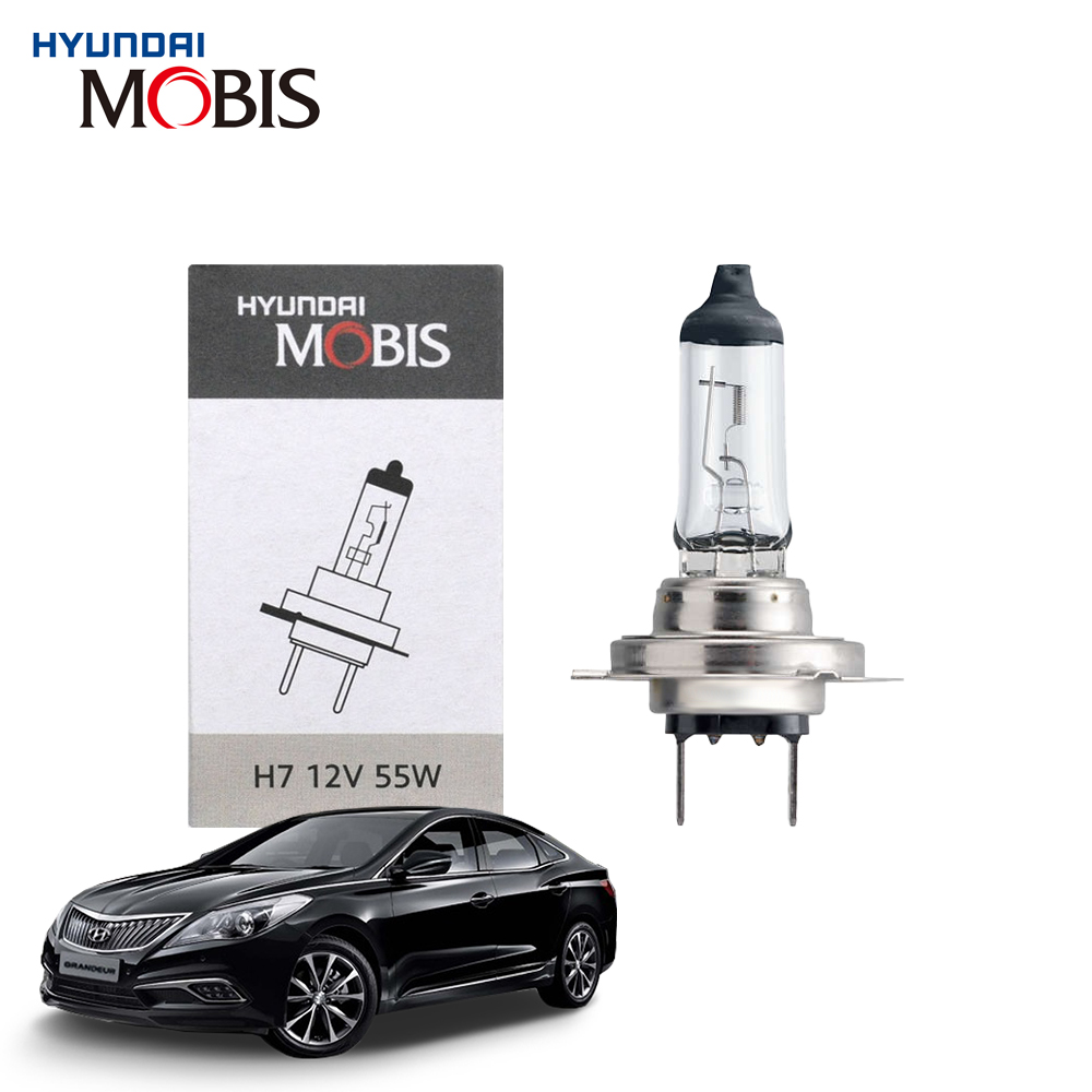 현대모비스 H7 현대 그랜져HG 하이브리드 할로겐 순정형 전조등 자동차 전구 상향등 하향등 12V 55W