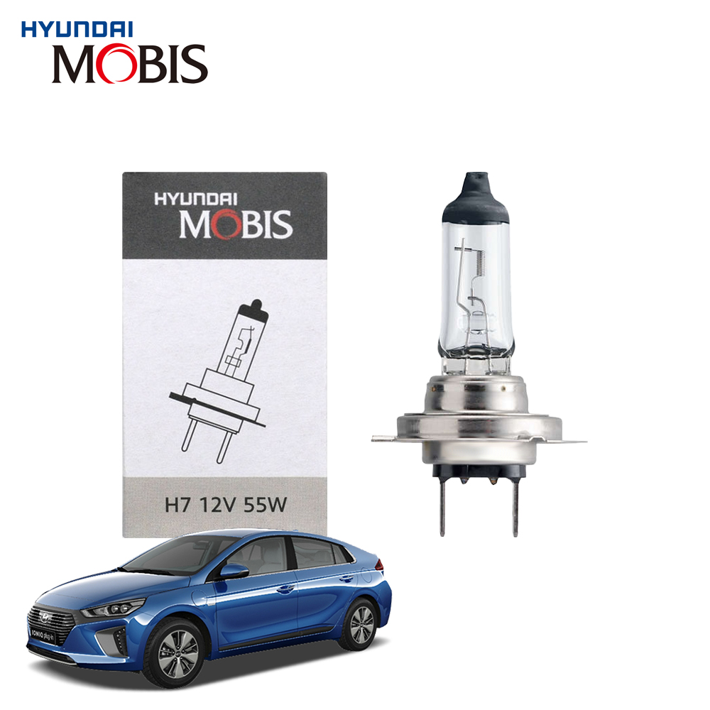 현대모비스 H7 현대 아이오닉 플러그인 할로겐 순정형 전조등 자동차 전구 하향등 12V 55W