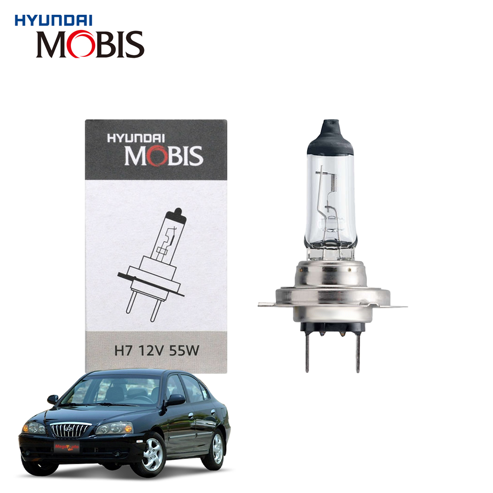 현대모비스 H7 현대 아반떼XD 할로겐 순정형 전조등 자동차 전구 12V 55W