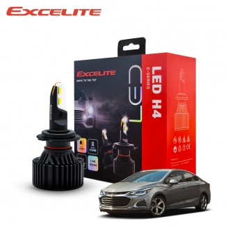 엑셀라이트 H4 LED 쉐보레 크루즈(5도어포함)(11~14년) / 어메이징 뉴 크루즈(15년) E-Series 6000K 자동차 전조등 헤드라이트 차량 전구(2개 1세트)