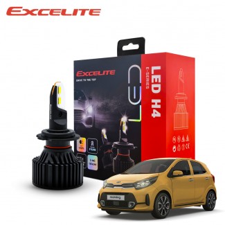엑셀라이트 H4 LED 기아 모닝 어반(일반형) E-Series 6000K 자동차 전조등 헤드라이트 차량 전구(2개 1세트)