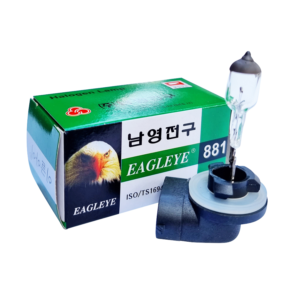 남영전구 881 지엠 쉐보레 스파크 L/LS 할로겐 램프 12V 27W 자동차 안개등 전구