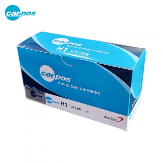 카포스 H1 12V 55W 할로겐 전조등 자동차 전구 10개(1박스)